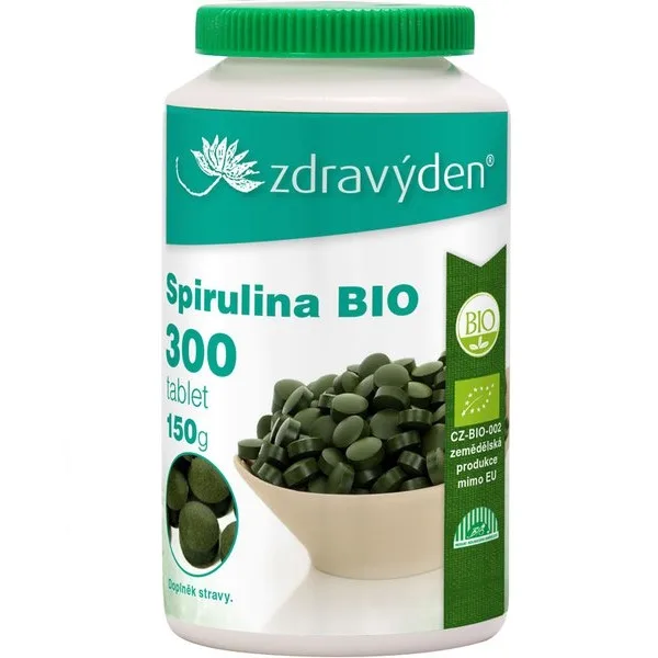 Zdravý den Spirulina BIO 300 tablet, 150g