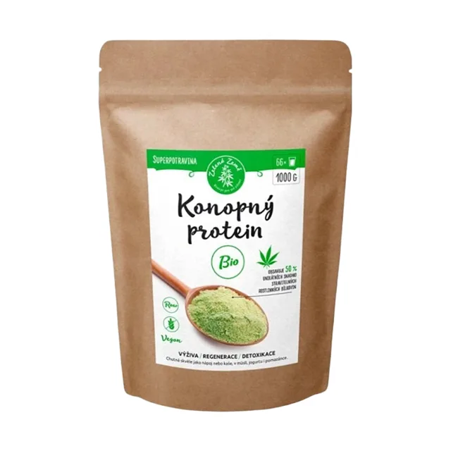 ZELENÁ ZEMĚ Konopný protein 1000 g BIO