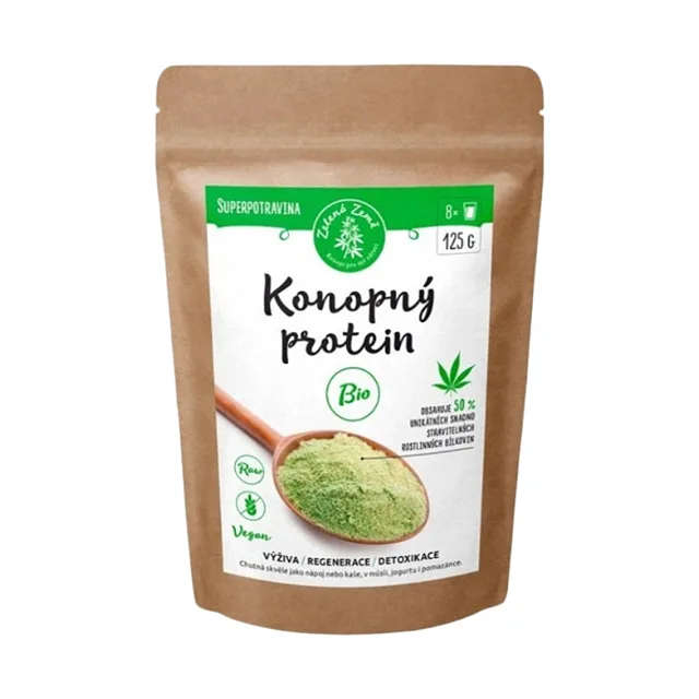 ZELENÁ ZEMĚ Konopný protein 125 g BIO