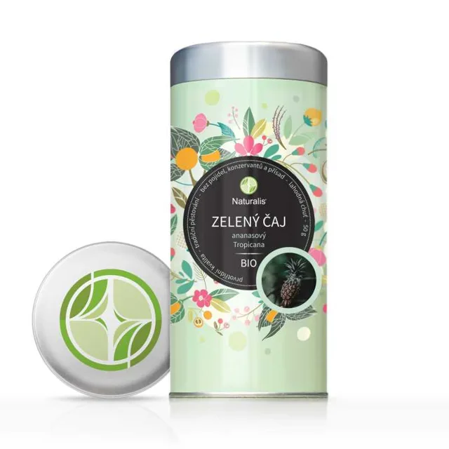 Zelený čaj ananasový (Tropicana) Naturalis BIO - 50 g