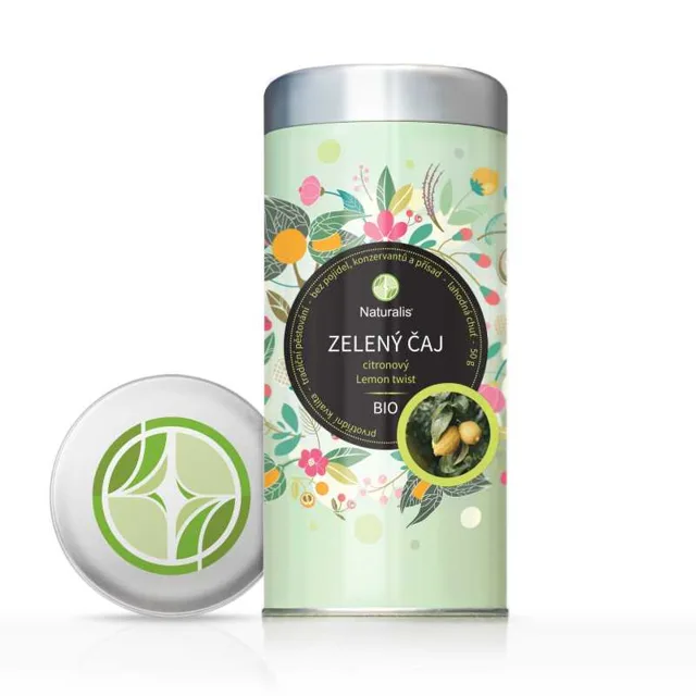 Zelený čaj citronový (Lemon twist) Naturalis BIO - 50 g
