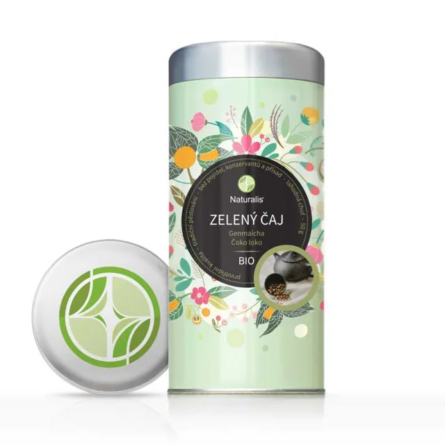 Zelený čaj Genmaicha (Čoko loko) Naturalis BIO - 50 g