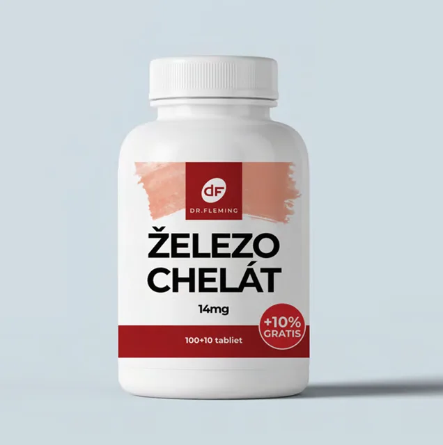 Železo Chelát 14 mg - 110 tablet - Dr. Fleming