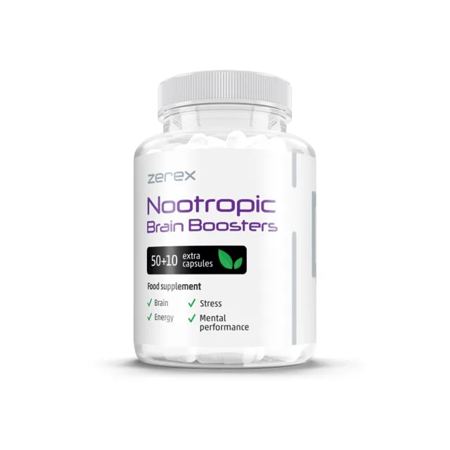 Zerex Nootropní posilovače mozku 60 kapslí