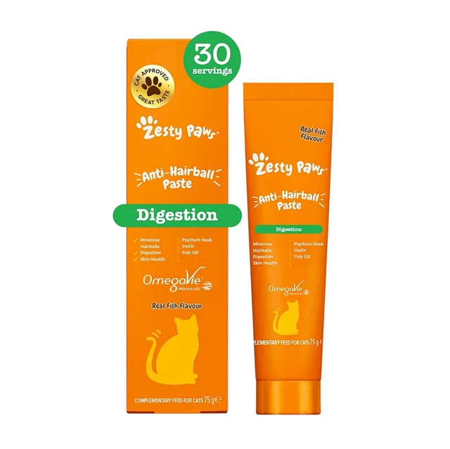 ZESTY PAWS Anti-Hairball Paste pro kočky na trávení 75 g