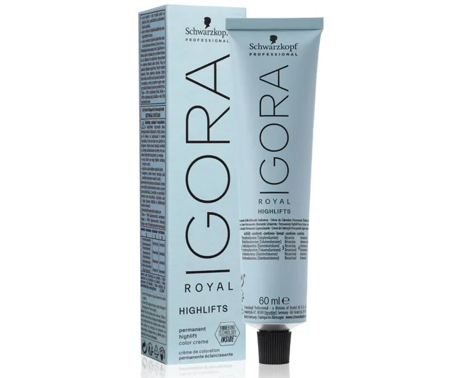 Zesvětlující barva na vlasy Schwarzkopf Professional Igora Royal Highlifts 60 ml - 10-21 ultrablond kouřová popelavá (2934829) + dárek zdarma
