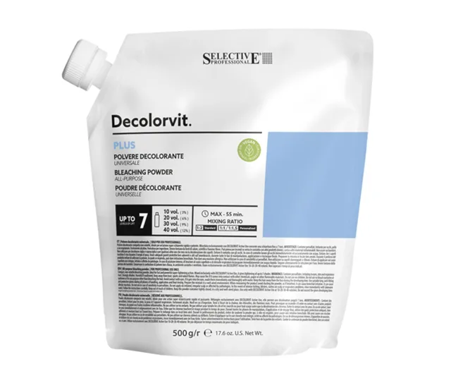 Zesvětlující pudr Selective Professional Decolorvit Plus 7 - 500 g + dárek zdarma