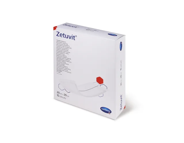 Zetuvit Sterilní kompresy 20 x 20 cm 15 ks