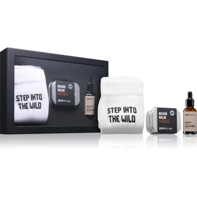 Zew For Men GIFTSET Wild Lumberjack set - with Beard Balm dárková sada pro muže