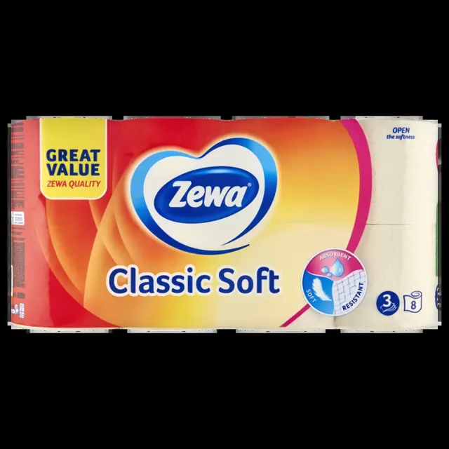 Zewa Toaletní papír 3 vrstvý Classic Soft  115,2 m