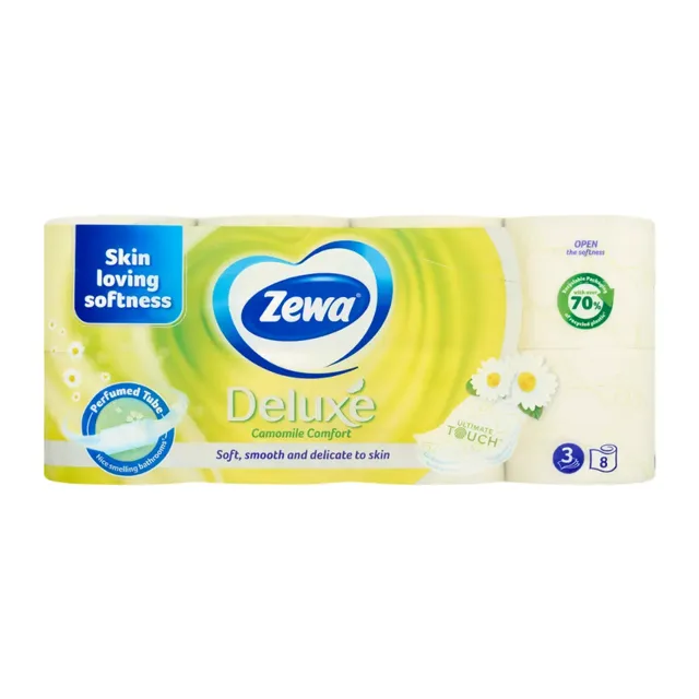 Zewa Toaletní papír Deluxe Camomile Comfort 3vrstvý 154,4 m
