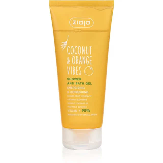 Ziaja Coconut & Orange Vibes sprchový a koupelový gel 200 ml