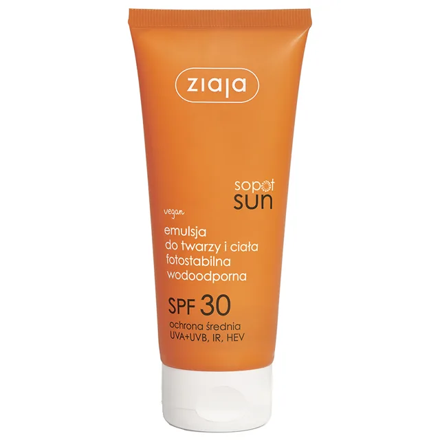 Ziaja Emulze na opalování na obličej a tělo SPF 30 Sun Sun Emulsion 100 ml