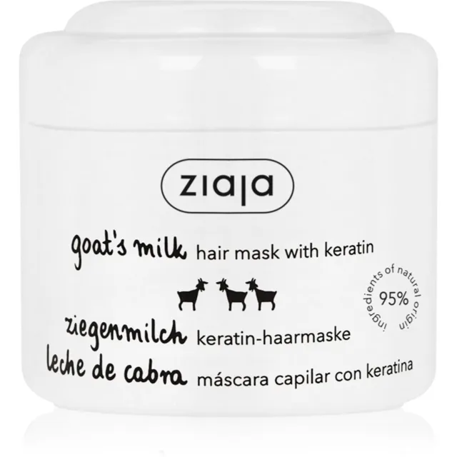 Ziaja Goat's Milk posilující maska pro suché a poškozené vlasy 200 ml