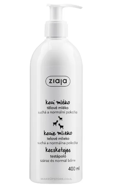 Ziaja Goat’s Milk – Tělové mléko s kozím mlékem 400 ml (poškozený aplikátor)