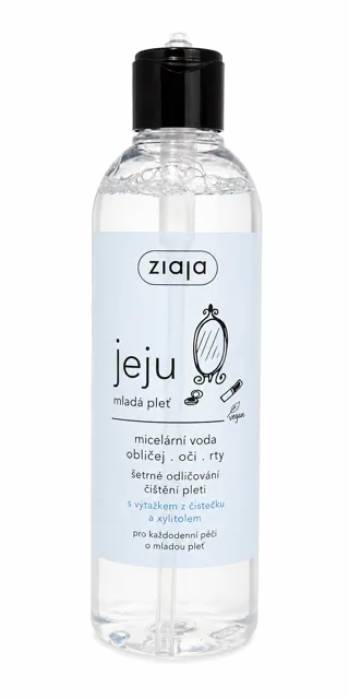 ZIAJA Jeju Micelární voda – mladá pleť 390 ml -(poškozený aplikátor)
