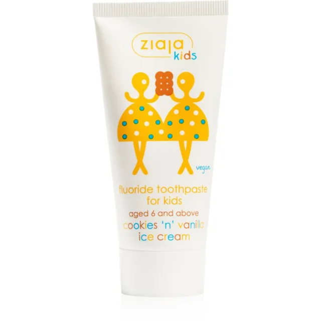 Ziaja Kids Cookies 'n' Vanilla Ice Cream zubní pasta pro děti 50 ml