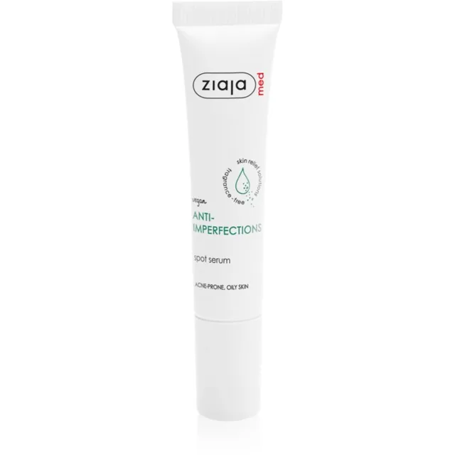 Ziaja Med Anti-Imperfections lokální péče proti akné na obličej, dekolt a záda 15 ml