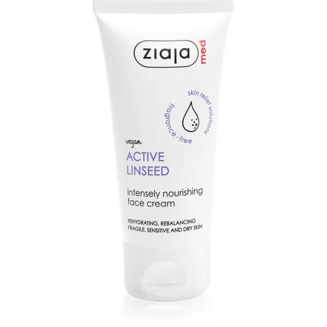 Ziaja Med Linseed vyživující pleťový krém na den i noc 50 ml