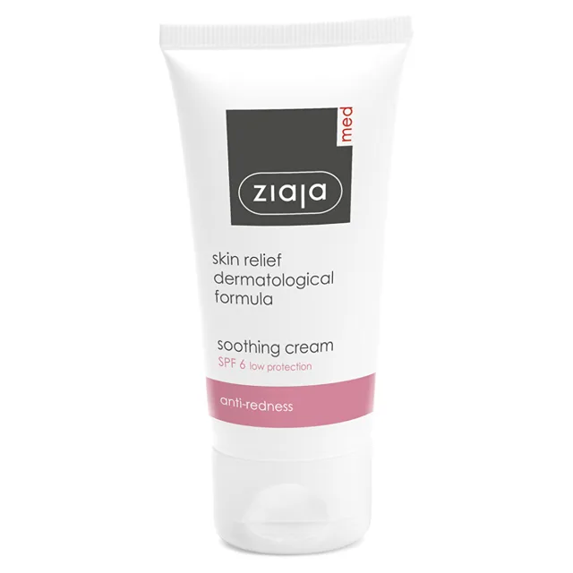 ZIAJA Med Zklidňující krém proti začervenání pleti SPF 6 50 ml