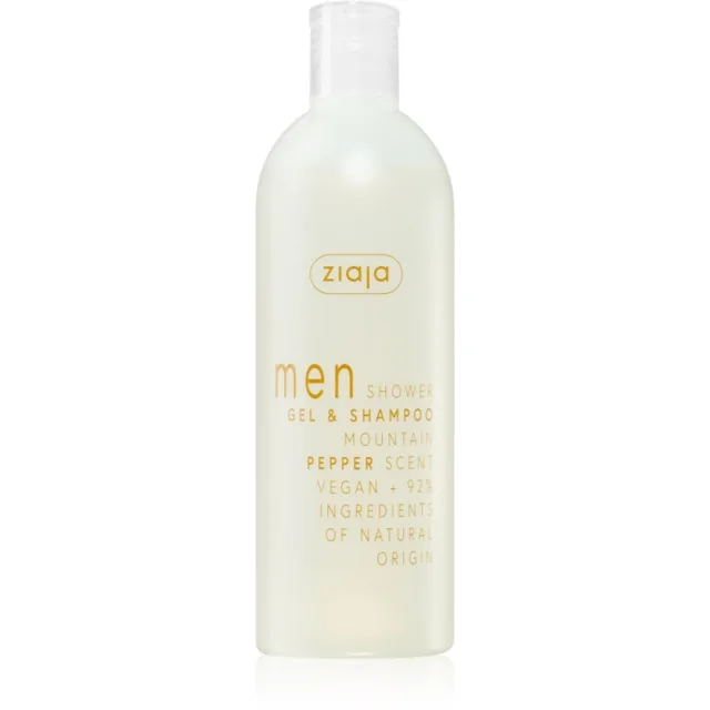 Ziaja Men sprchový gel na tělo a vlasy pro muže Mountain Pepper 400 ml