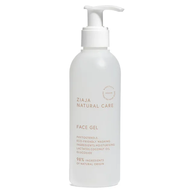 ZIAJA Natural Care Mycí gel na obličej 190 ml