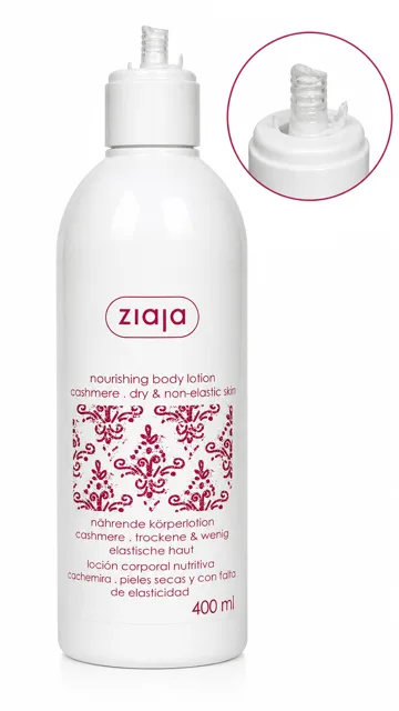 Ziaja Nourishing Vyživující tělové mléko s kašmírem 400 ml (poškozený aplikátor)