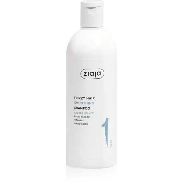 Ziaja Plant Essentials Baobab Leaves vyhlazující šampon pro kudrnaté vlasy 400 ml
