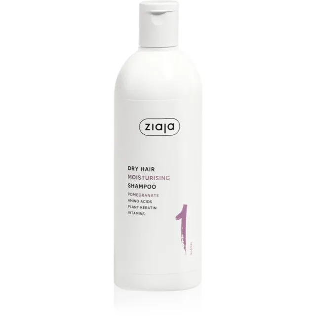 Ziaja Plant Essentials Pomegranate hydratační šampon pro suché vlasy 400 ml