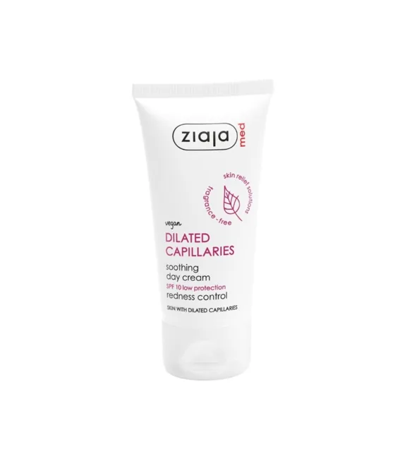 Ziaja Pleťový krém SPF 10 Dilated Capillaries Soothing Day Cream 50 ml