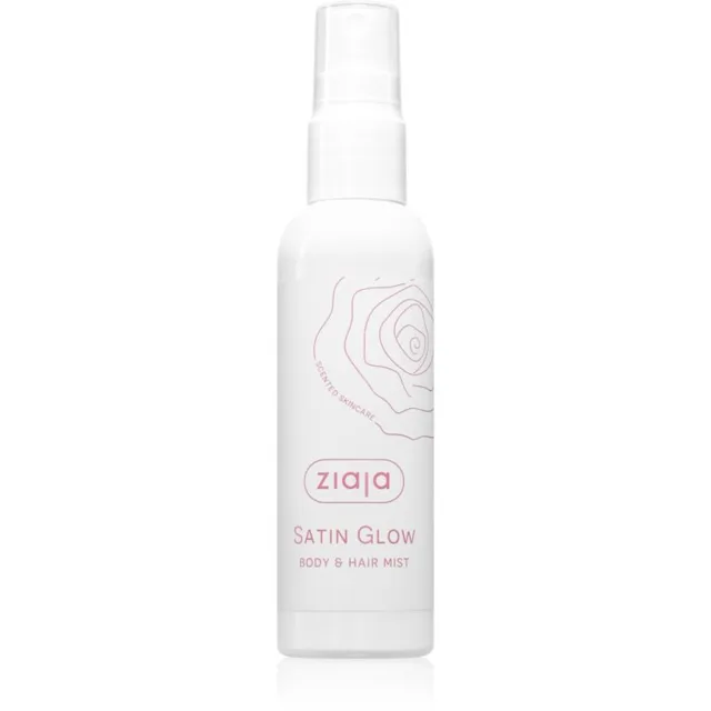 Ziaja Satin Glow Body & Hair Mist mlha na tělo a vlasy 90 ml