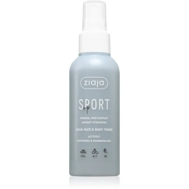 Ziaja Sport Up Aqua Face And Body Toner tonikum na tělo a obličej 120 ml