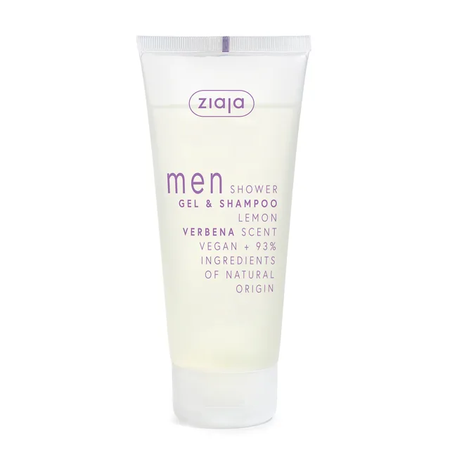 Ziaja Sprchový gel a šampon Lemon Verbena Men (Gel & Shampoo) 200 ml