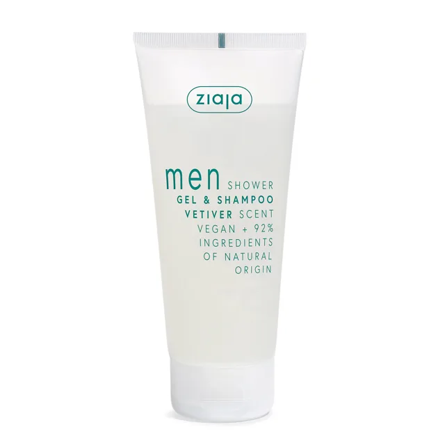 Ziaja Sprchový gel a šampon Vetiver Men (Gel & Shampoo) 200 ml