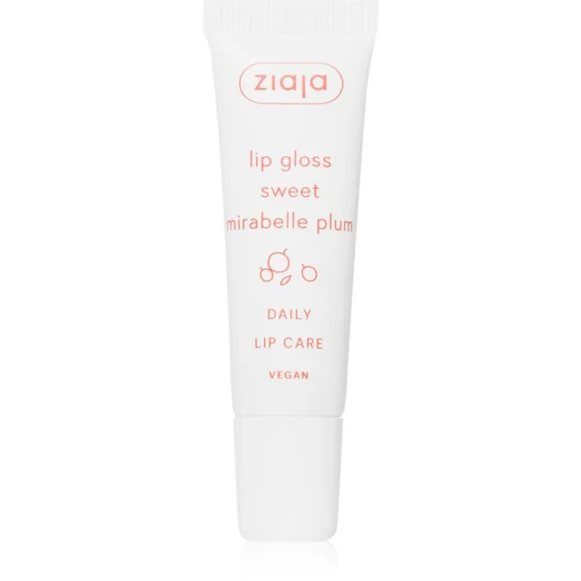 Ziaja Sweet Mirabelle Plum pečující lesk na rty 12 ml
