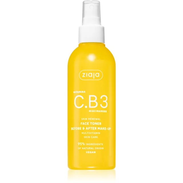 Ziaja Vitamin C.B3 Niacinamide čisticí pleťové tonikum ve spreji 190 ml