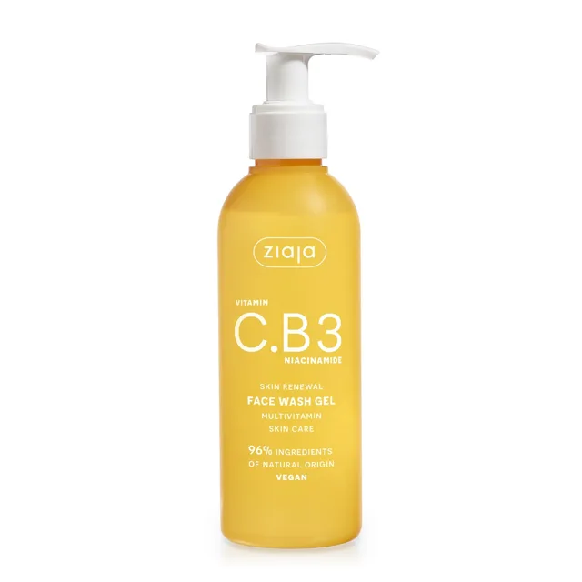 Ziaja Vitamin C.B3 Niacinamide Pleťový čisticí gel 190 ml