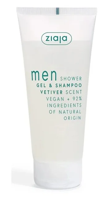 Ziaja Yego Vetiver sprchový gel a šampon na vlasy, 200 ml