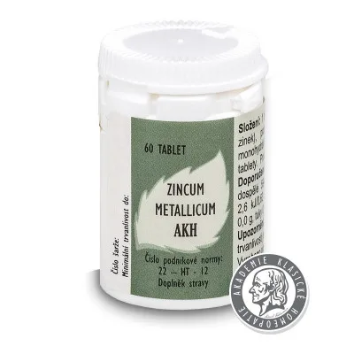 Zincum metallicum AKH tbl.60