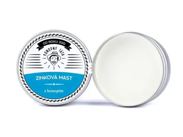 Zinková mast s konopím 80 ml