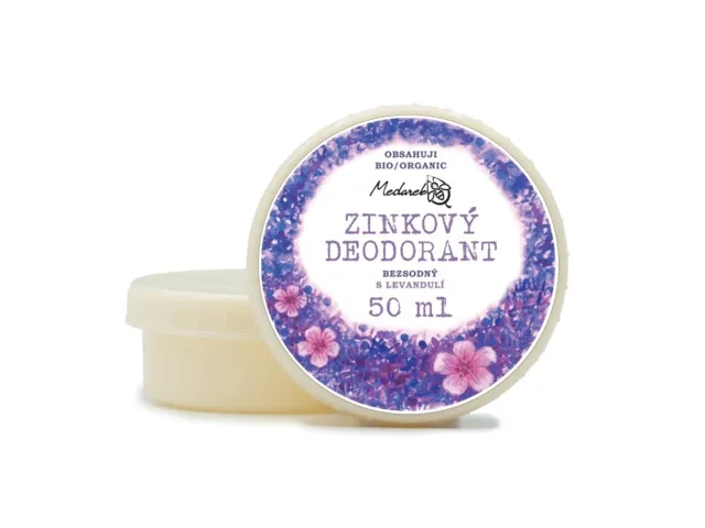 Zinkový deodorant levandule, 50 ml