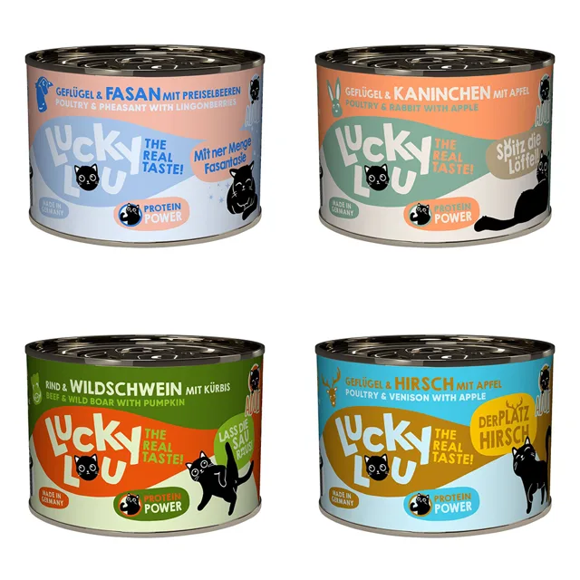 Zkušební mix Lucky Lou Lifestage Adult 6 x 200 g - Tasty Mix
