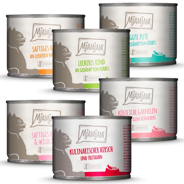 Zkušební mix MjAMjAM 6 x 200 g - mix (6 druhů)
