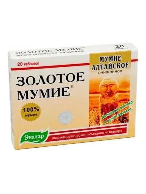 Zlaté mumio Altajské 20 tbl.