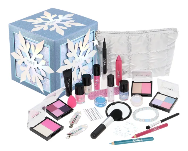 ZMILE COSMETICS Adventní kalendář Snow Flake Cube Frosty White