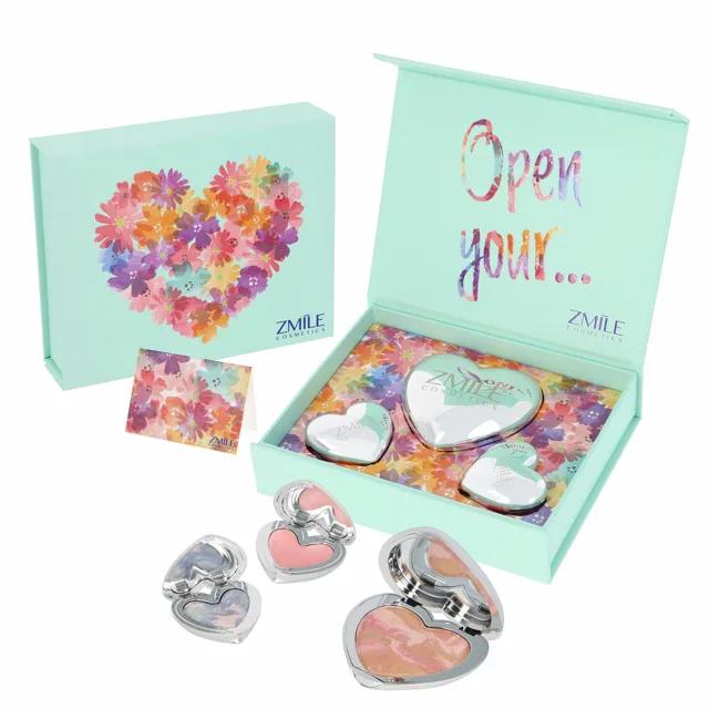 ZMILE COSMETICS Dárková sada dekorativní kosmetiky Sweethearts Pastel Love