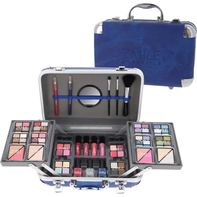 ZMILE COSMETICS Traveller Blue kosmetický kufřík