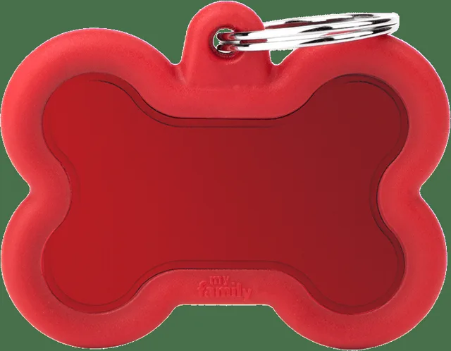 Známka My Family kost červená s gumou