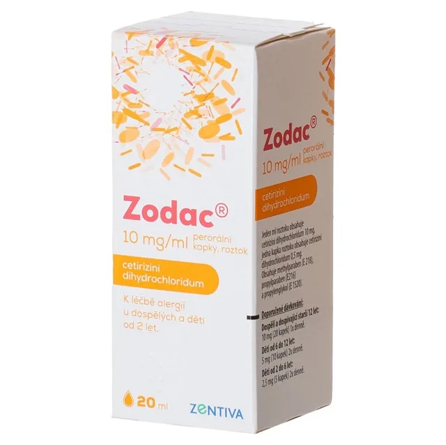 ZODAC GTT 10mg/ml 20 ml III