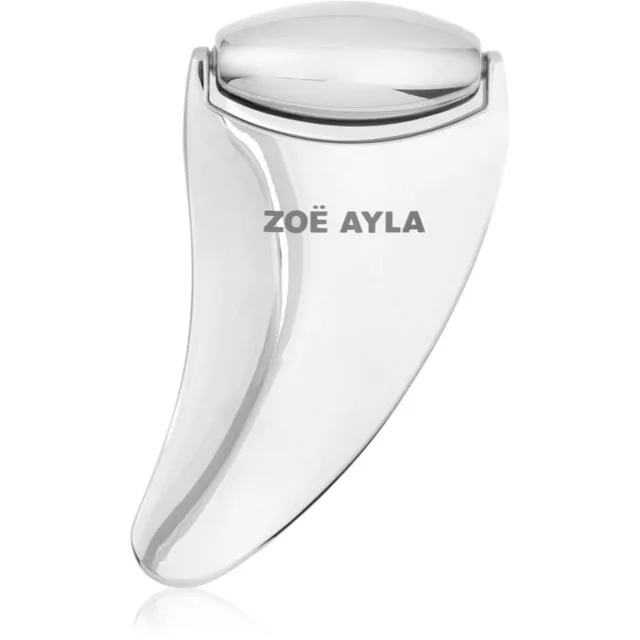 Zoë Ayla 2-in-1 Gua Sha Roller masážní pomůcka na obličej 1 ks